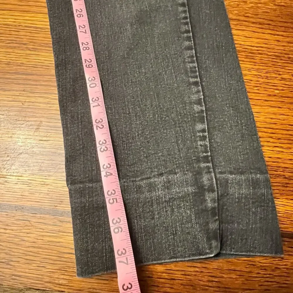 Z DRAFT - Sonoma Life & Style Black Slim Straight Jeans Size 16W - Picture 8 of 14